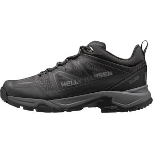 Helly-Hansen Cascade Low HT Men’s Waterproof Hiking Boots – Durable Outdoor Footwear, Lightweight, Comfortable Trail Boot(990 Black/Charcoal)
