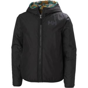 Helly-Hansen Kids Unisex Champ Reversible Jacket(992 Black Splash Camo Aop)