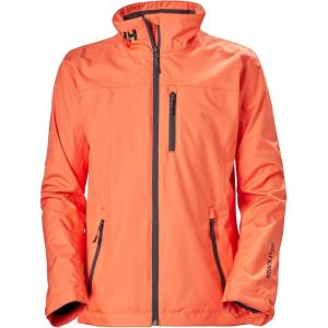 Helly-Hansen Women’s Crew Midlayer Waterproof Windproof Breathable Sailing Jacket(317 Fire Cracker)