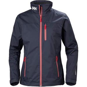 Helly-Hansen Women’s Crew Midlayer Waterproof Windproof Breathable Sailing Jacket(994 Graphite Blue)