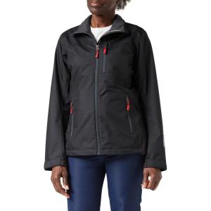 Helly-Hansen Women’s Crew Waterproof Windproof Breathable Sailing Jacket(990 Black)