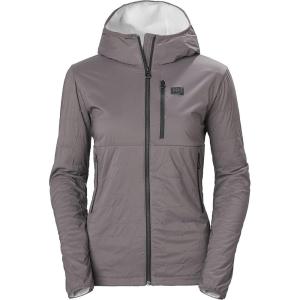 Helly-Hansen Women’s LIFAloft Air Hooded Insulator Jacket(656 Sparrow Grey)