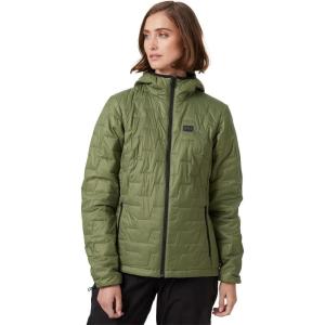 Helly-Hansen Women’s Lifaloft Hooded Insulator Jacket(421 Lav Green Matte)