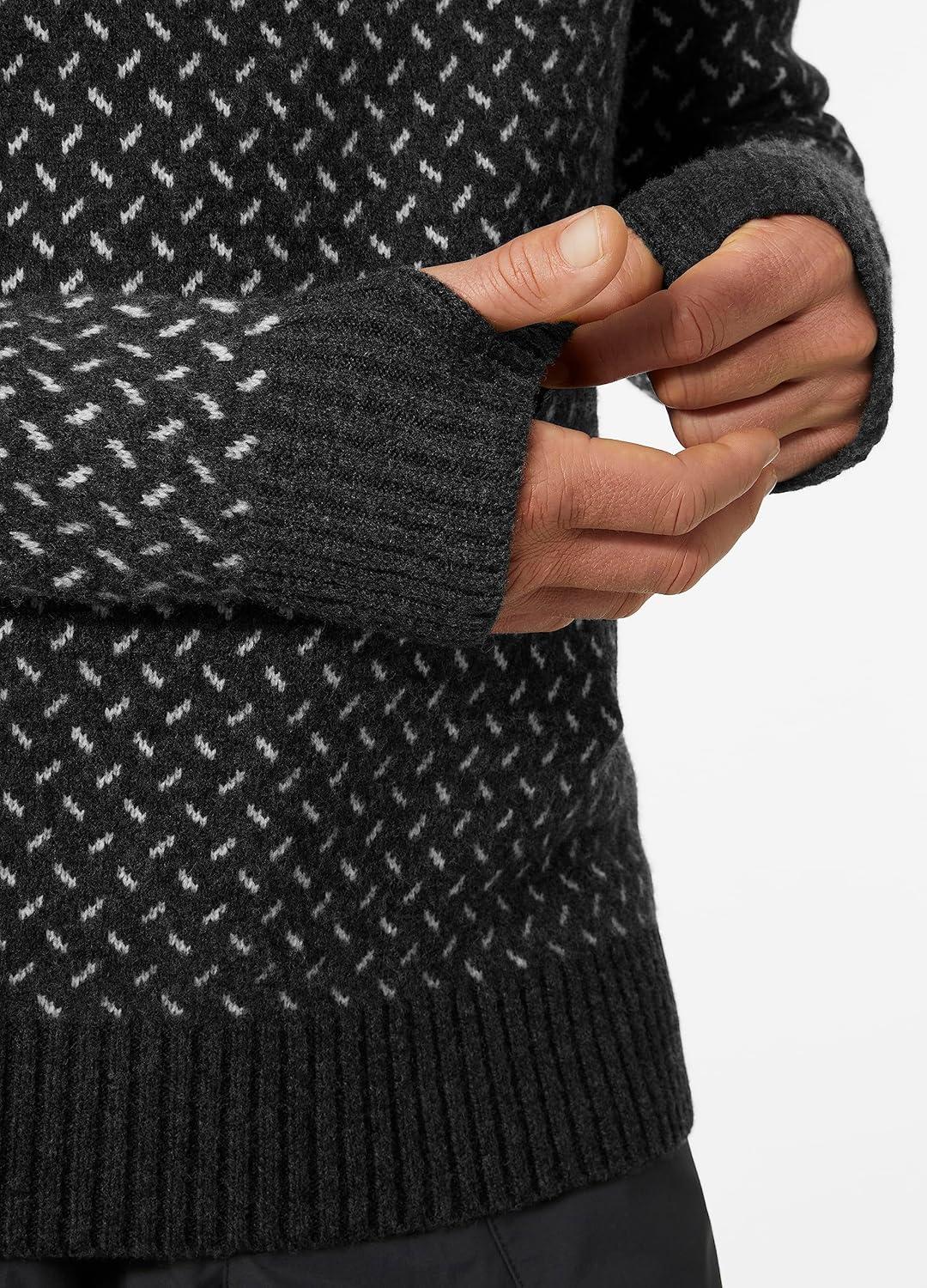 imageHellyHansen Arctic Icelander 12 Zip Sweatshirt for Men AthleticSweaters Warm ampamp Breathable Outdoor Wear980 Ebony