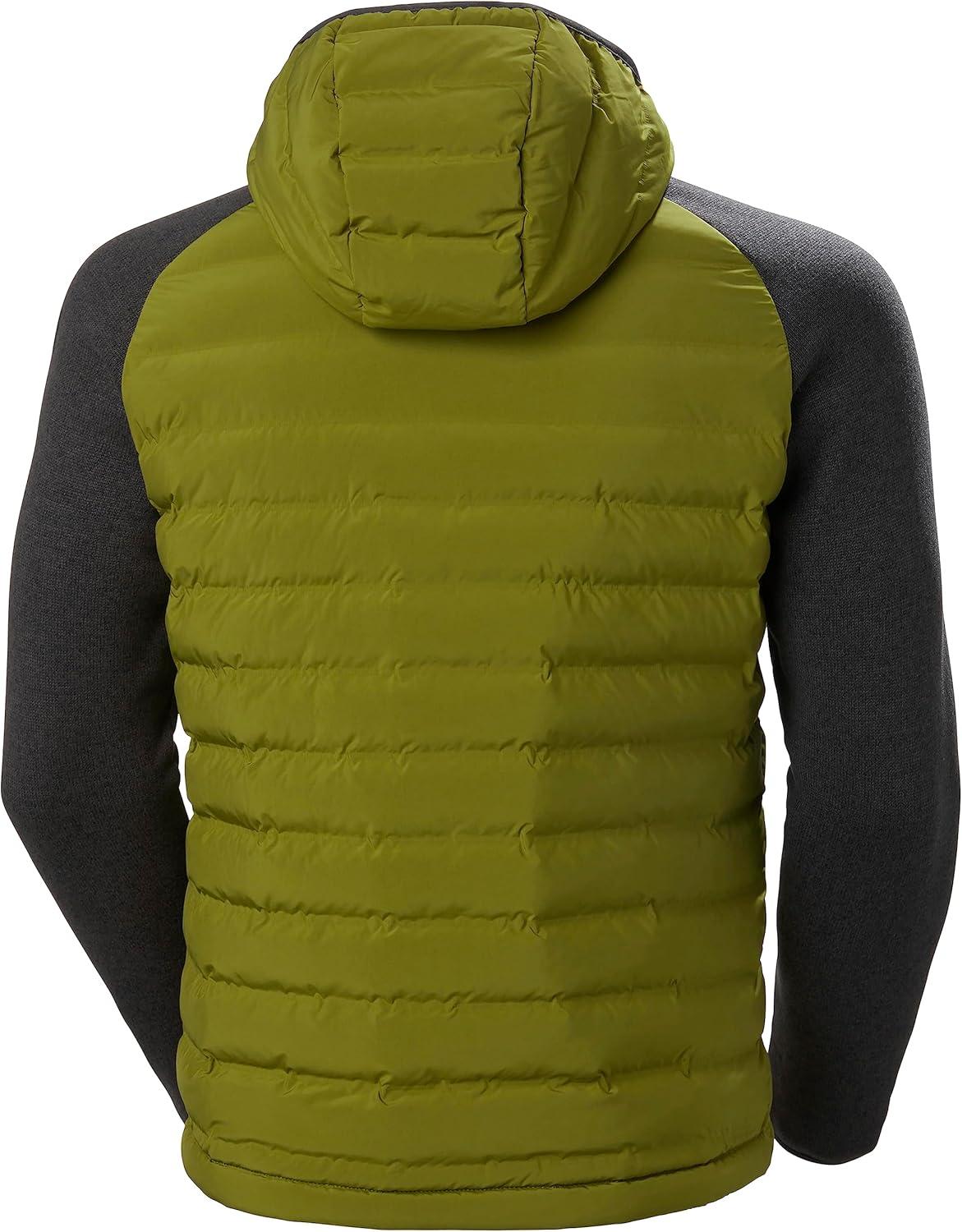 imageHellyHansen Arctic Ocean Hybrid Insulator Mens Athletic Insulated Jacket Lightweight Breathable WaterResistant Coat461 Green