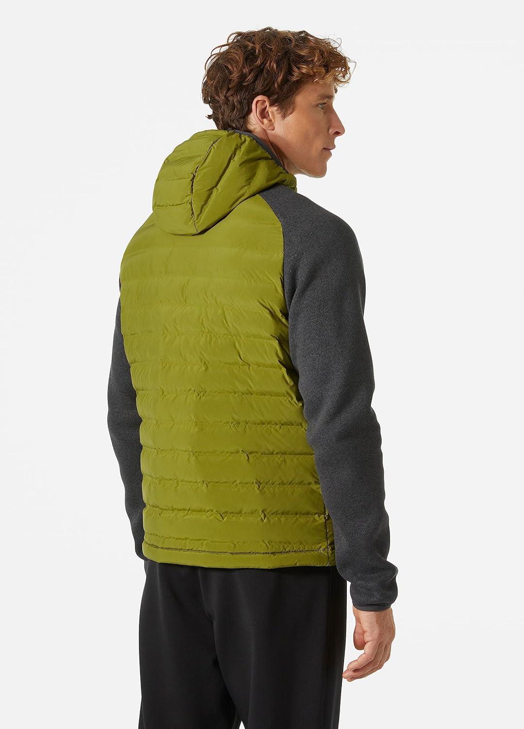 imageHellyHansen Arctic Ocean Hybrid Insulator Mens Athletic Insulated Jacket Lightweight Breathable WaterResistant Coat461 Green
