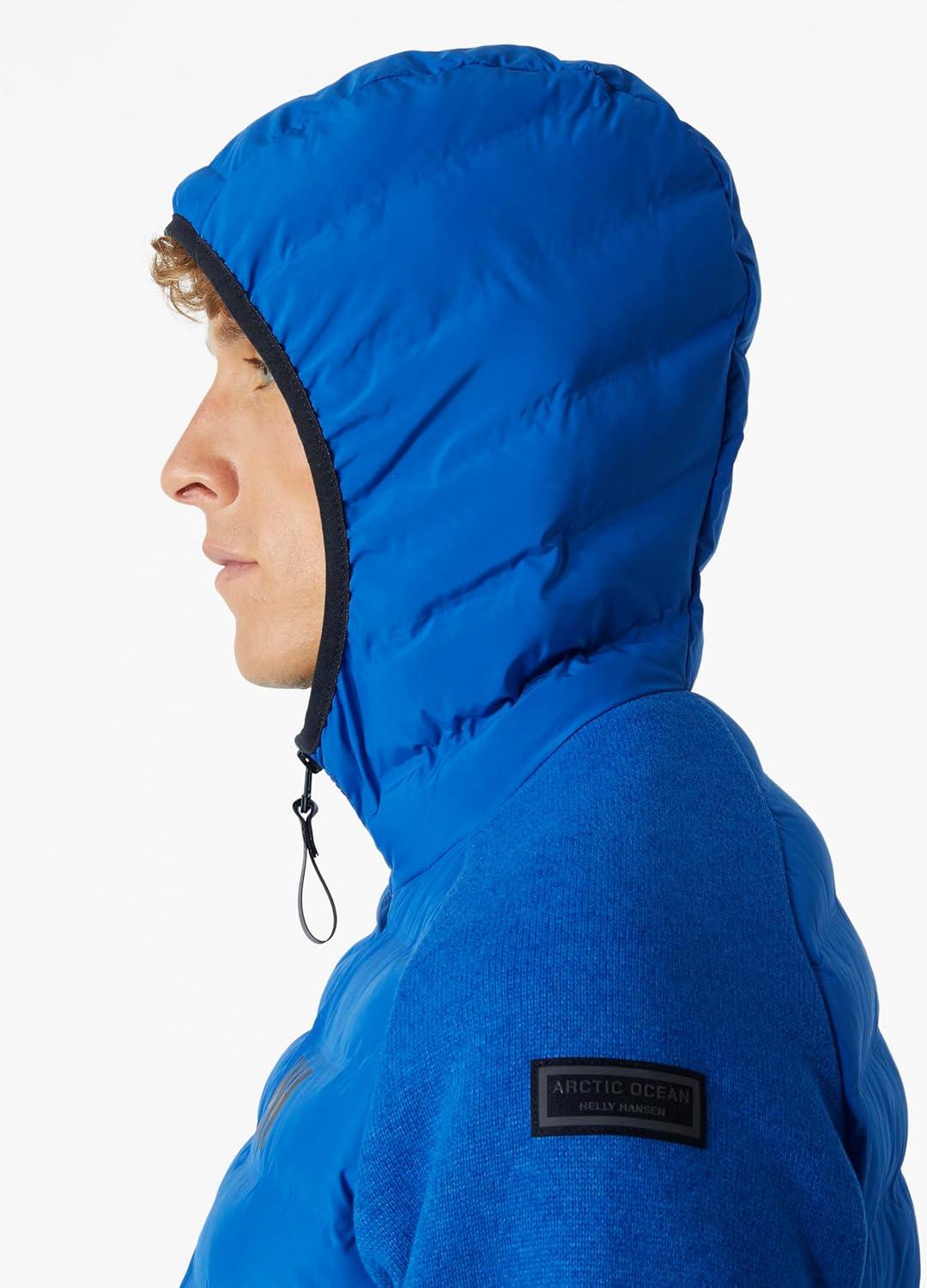 imageHellyHansen Arctic Ocean Hybrid Insulator Mens Athletic Insulated Jacket Lightweight Breathable WaterResistant Coat543 Cobalt 20