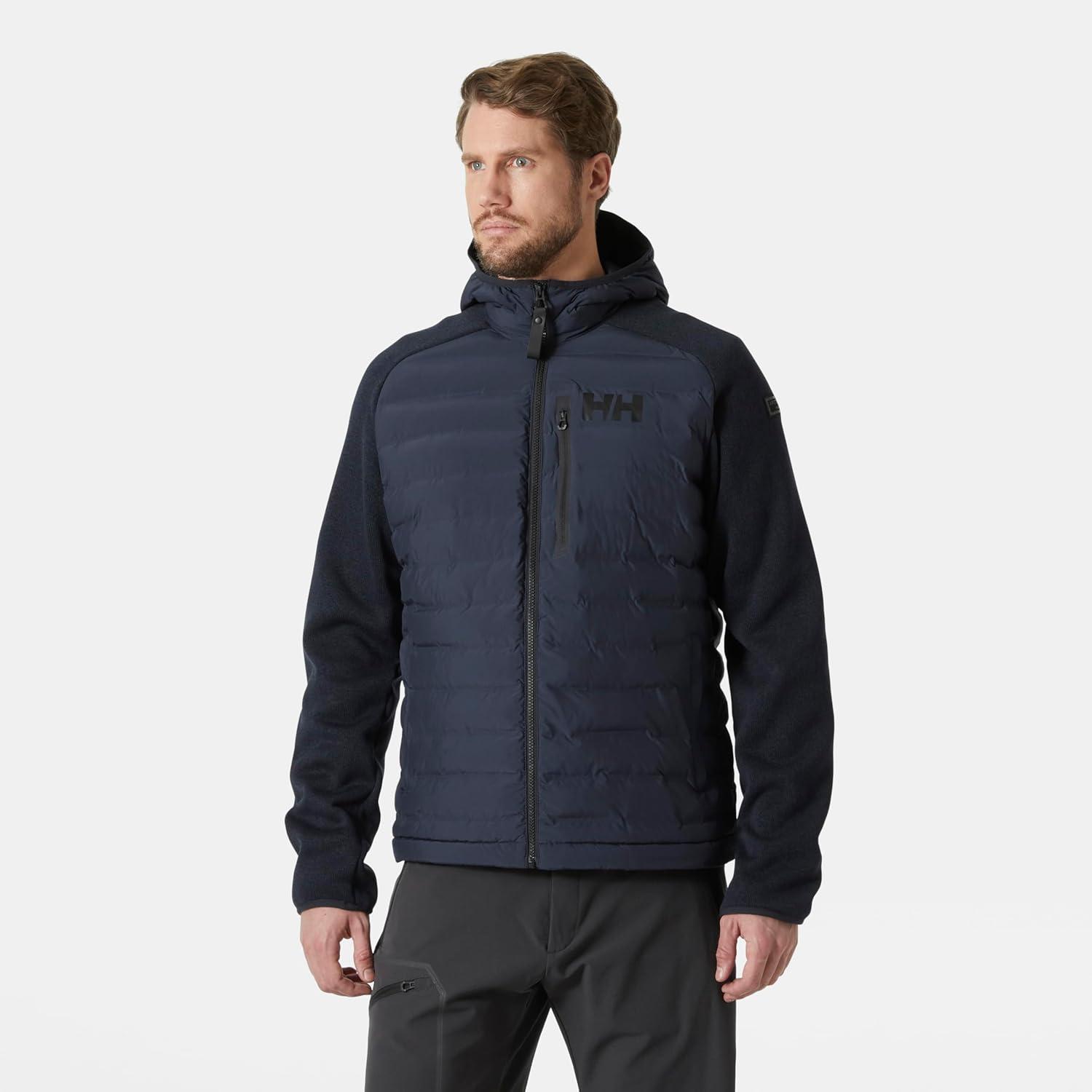 imageHellyHansen Arctic Ocean Hybrid Insulator Mens Athletic Insulated Jacket Lightweight Breathable WaterResistant Coat597 Navy
