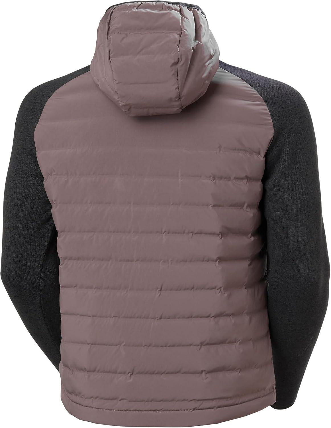 imageHellyHansen Arctic Ocean Hybrid Insulator Mens Athletic Insulated Jacket Lightweight Breathable WaterResistant Coat656 Sparrow Grey