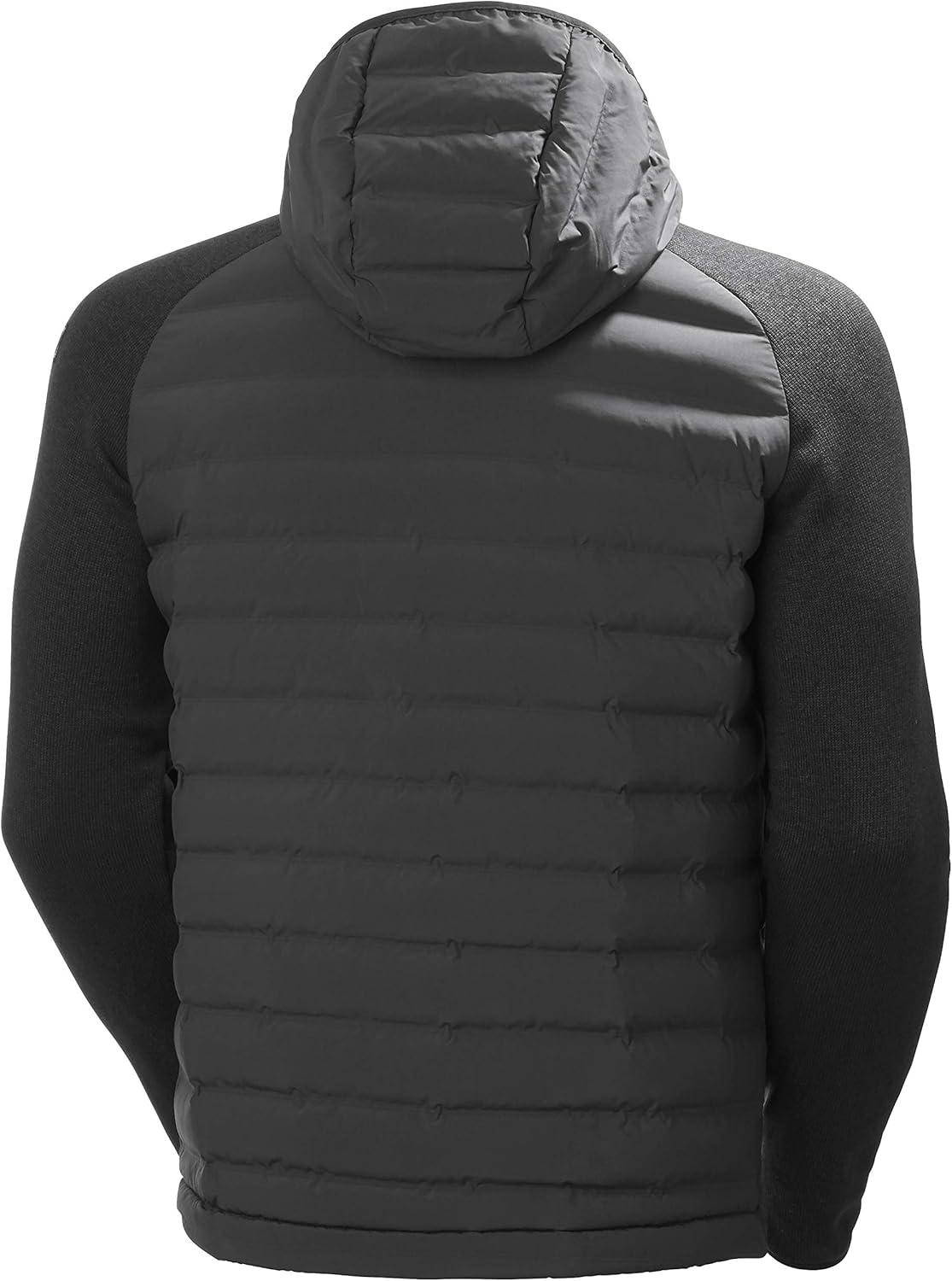 imageHellyHansen Arctic Ocean Hybrid Insulator Mens Athletic Insulated Jacket Lightweight Breathable WaterResistant Coat980 Ebony