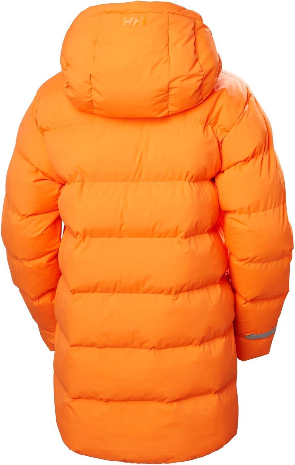 imageHellyHansen Aspire Puffy Parka Womens Winter Coat Puffer Jacket Insulated Water Resistant Long Warm Hooded Synthetic Down325 Poppy Orange