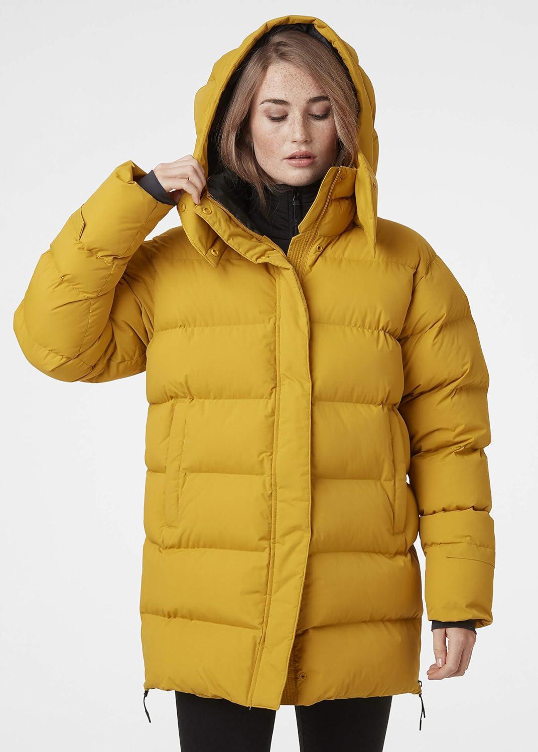 imageHellyHansen Aspire Puffy Parka Womens Winter Coat Puffer Jacket Insulated Water Resistant Long Warm Hooded Synthetic Down349 Arrowwood