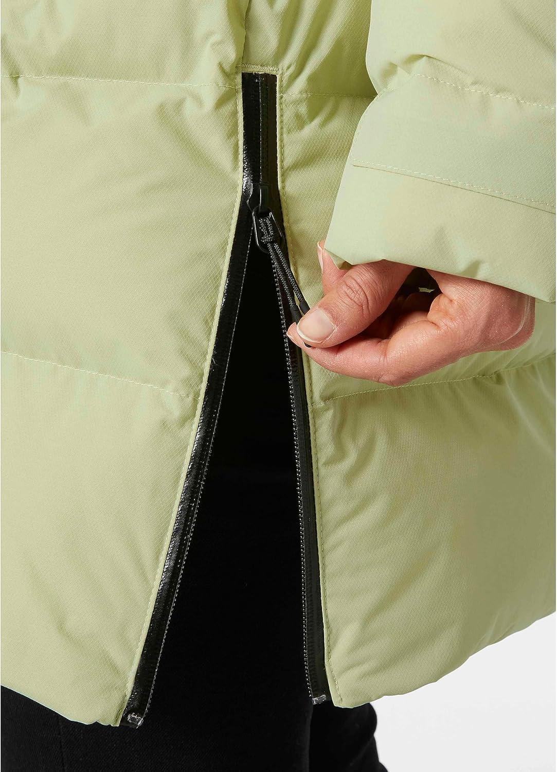 imageHellyHansen Aspire Puffy Parka Womens Winter Coat Puffer Jacket Insulated Water Resistant Long Warm Hooded Synthetic Down498 Iced Matcha
