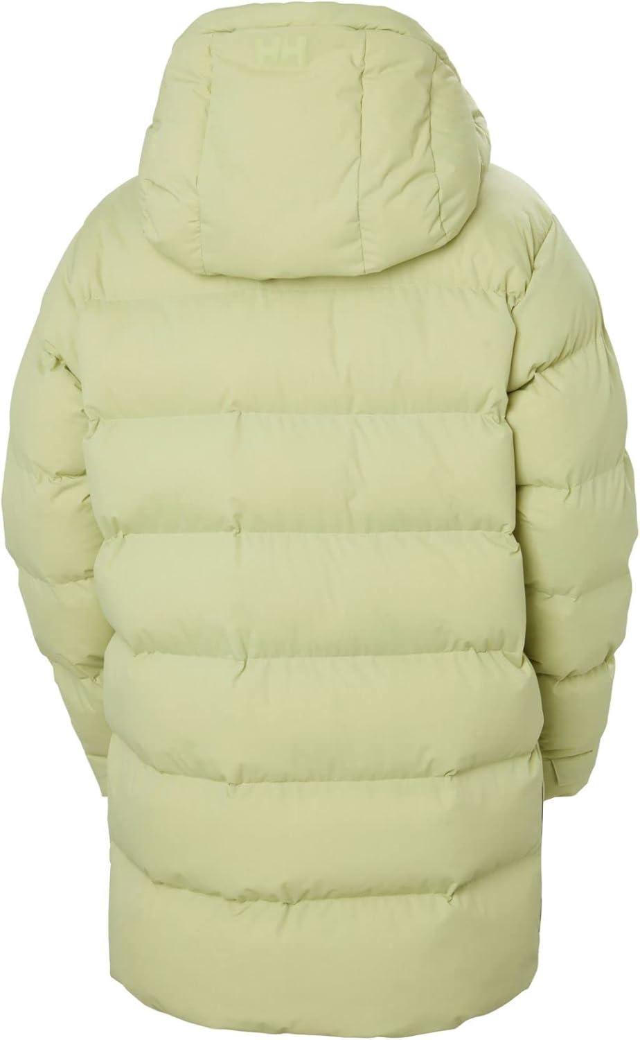 imageHellyHansen Aspire Puffy Parka Womens Winter Coat Puffer Jacket Insulated Water Resistant Long Warm Hooded Synthetic Down498 Iced Matcha