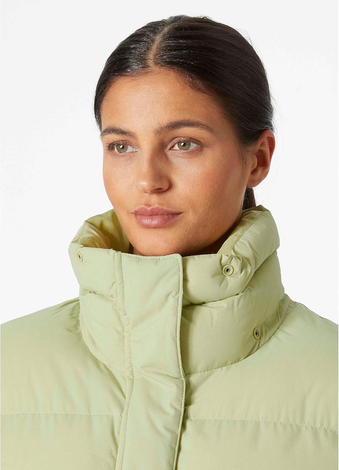 imageHellyHansen Aspire Puffy Parka Womens Winter Coat Puffer Jacket Insulated Water Resistant Long Warm Hooded Synthetic Down498 Iced Matcha