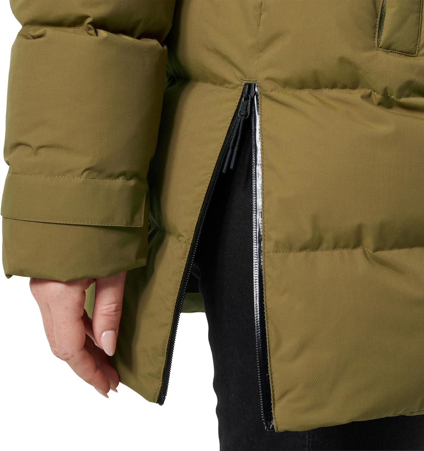 imageHellyHansen Aspire Puffy Parka Womens Winter Coat Puffer Jacket Insulated Water Resistant Long Warm Hooded Synthetic Down718 Sepia