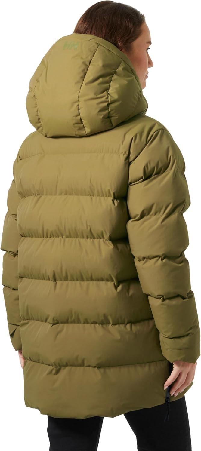 imageHellyHansen Aspire Puffy Parka Womens Winter Coat Puffer Jacket Insulated Water Resistant Long Warm Hooded Synthetic Down718 Sepia