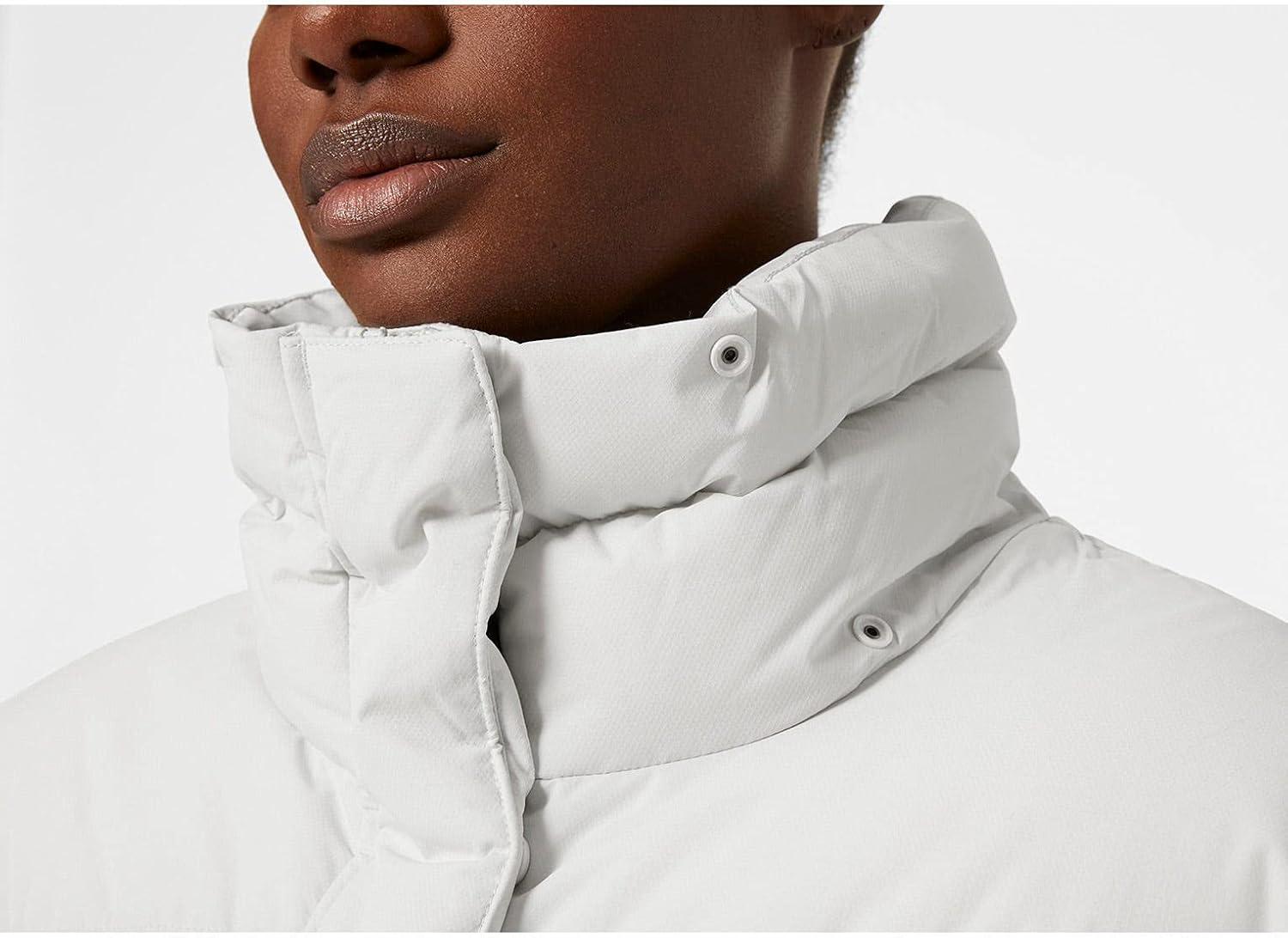 imageHellyHansen Aspire Puffy Parka Womens Winter Coat Puffer Jacket Insulated Water Resistant Long Warm Hooded Synthetic Down823 Nimbus Cloud