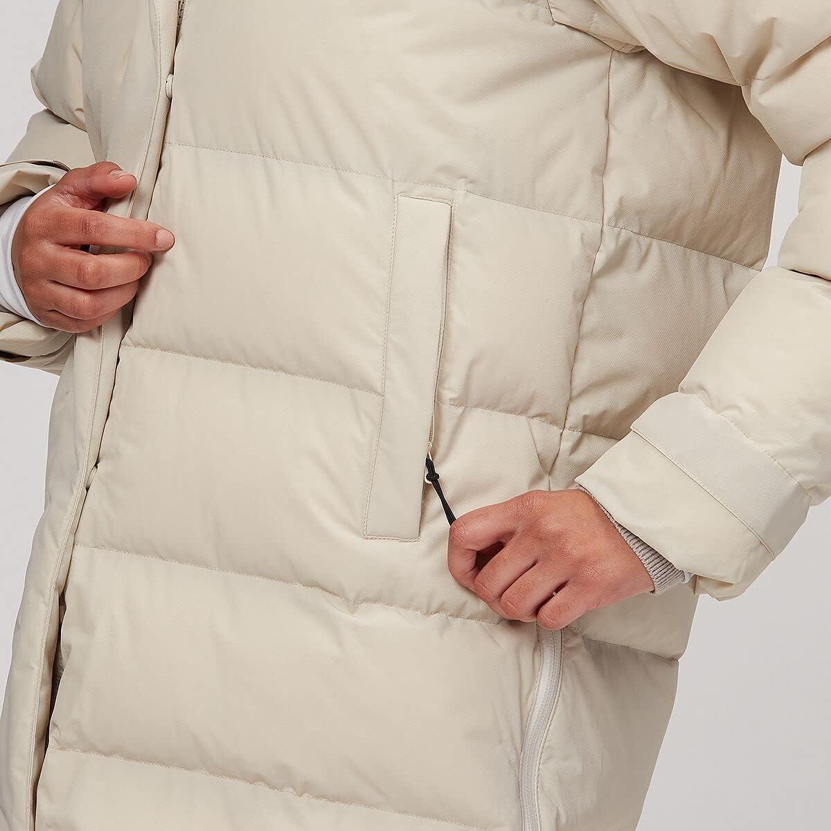 imageHellyHansen Aspire Puffy Parka Womens Winter Coat Puffer Jacket Insulated Water Resistant Long Warm Hooded Synthetic Down857 Pelican