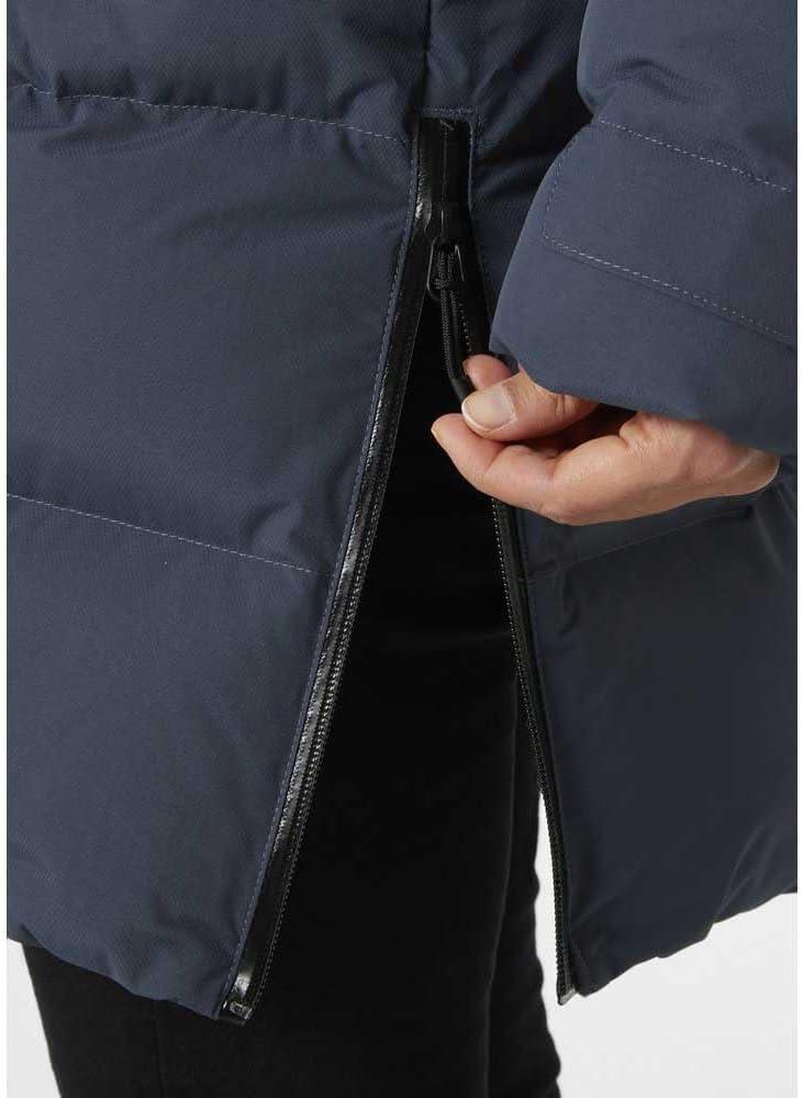 imageHellyHansen Aspire Puffy Parka Womens Winter Coat Puffer Jacket Insulated Water Resistant Long Warm Hooded Synthetic Down860 Alpine Frost