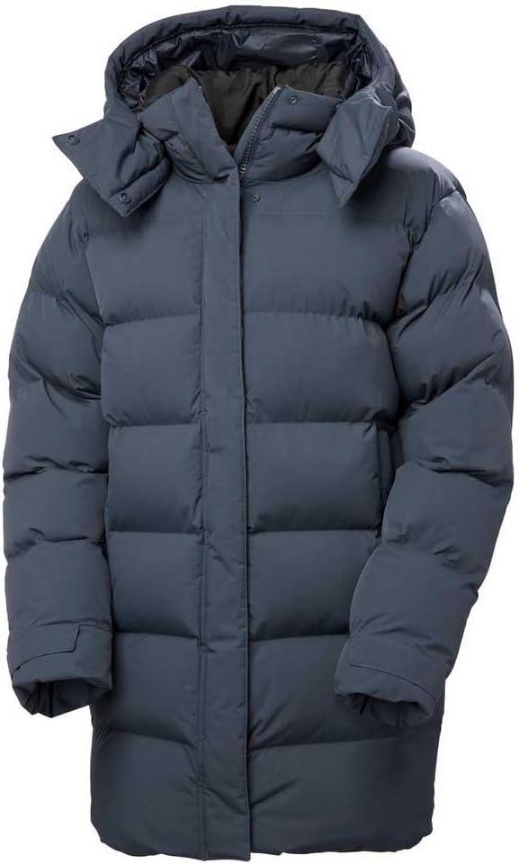 imageHellyHansen Aspire Puffy Parka Womens Winter Coat Puffer Jacket Insulated Water Resistant Long Warm Hooded Synthetic Down860 Alpine Frost