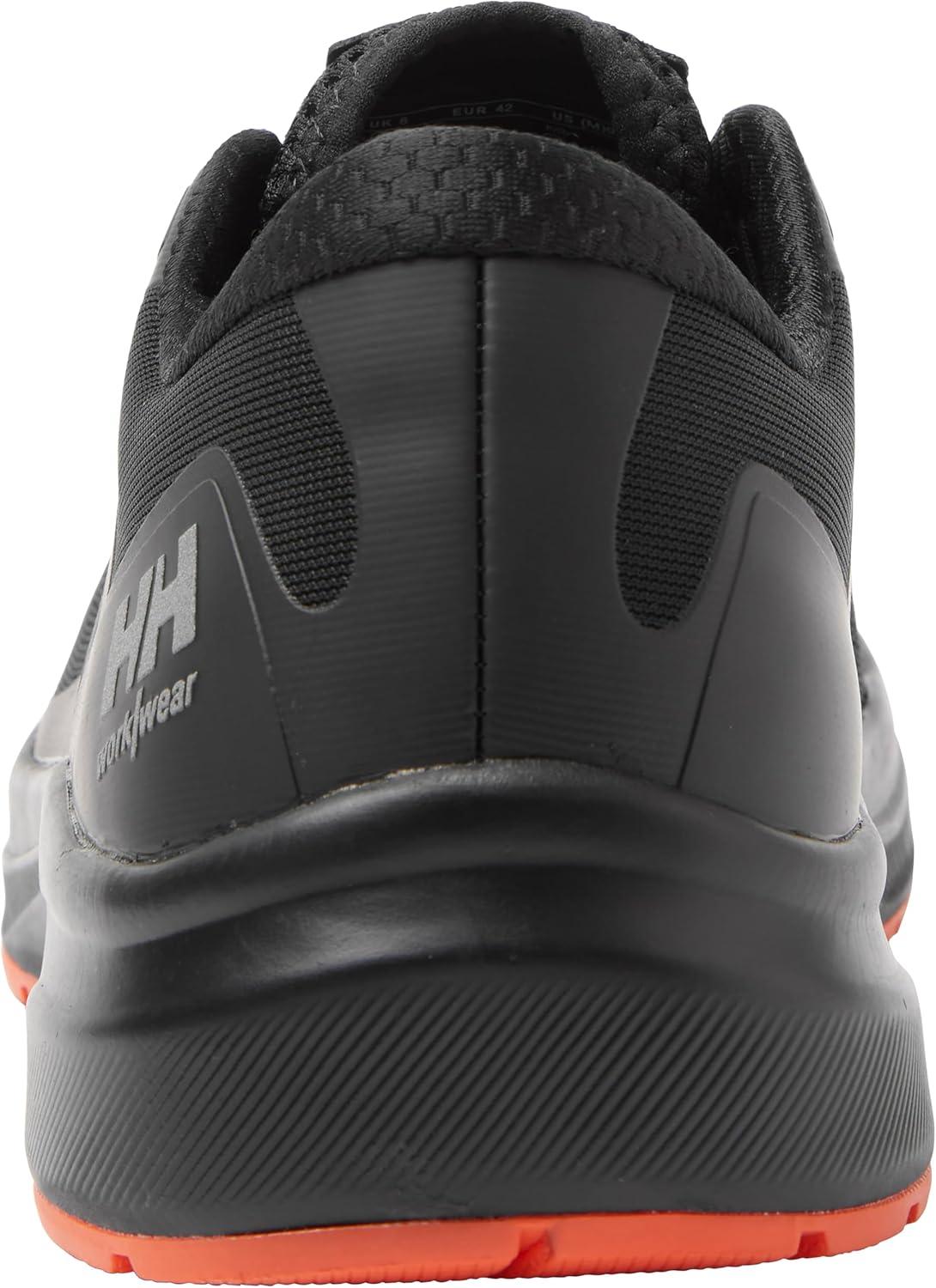 imageHellyHansen Barcode Low AL EH Aluminum Toe Safety Shoes EH Rated Safety Toe SlipResistant Outsole Lightweight Shoe992 BlackOrange