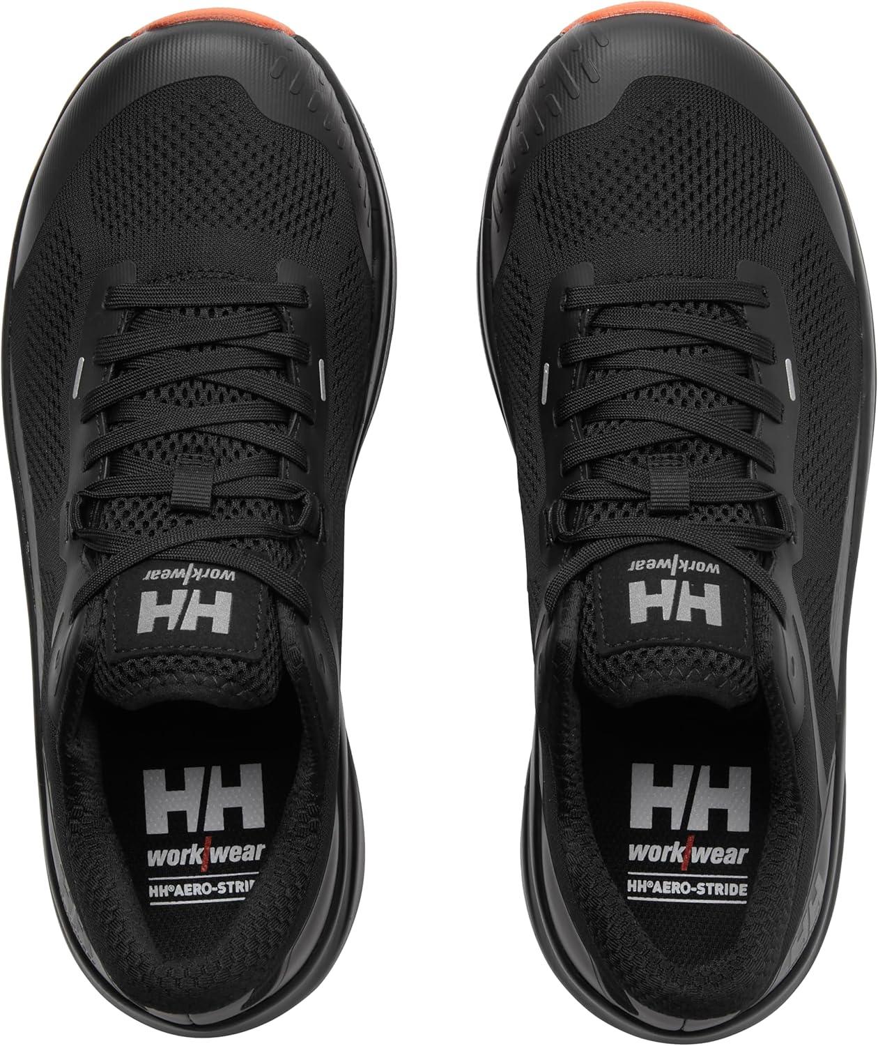 imageHellyHansen Barcode Low AL EH Aluminum Toe Safety Shoes EH Rated Safety Toe SlipResistant Outsole Lightweight Shoe992 BlackOrange