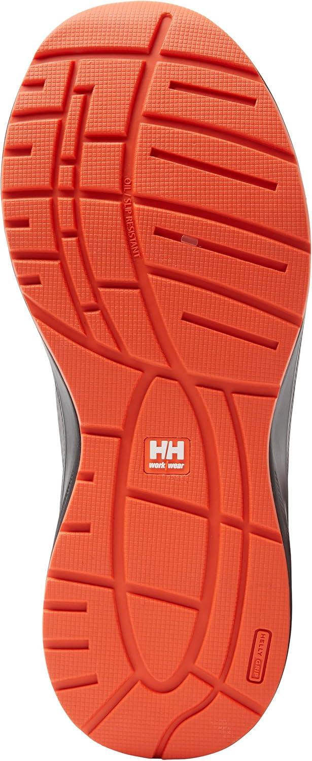 imageHellyHansen Barcode Low AL EH Aluminum Toe Safety Shoes EH Rated Safety Toe SlipResistant Outsole Lightweight Shoe992 BlackOrange