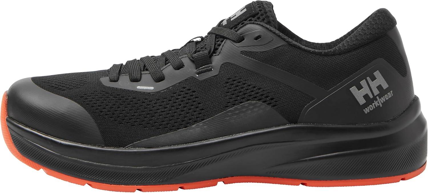 imageHellyHansen Barcode Low AL EH Aluminum Toe Safety Shoes EH Rated Safety Toe SlipResistant Outsole Lightweight Shoe992 BlackOrange