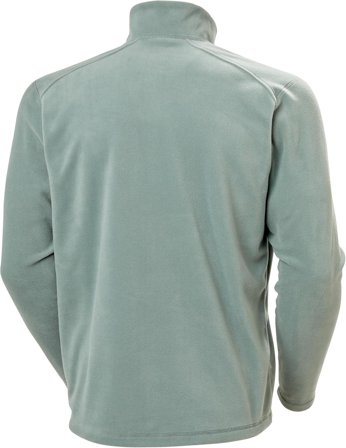 imageHellyHansen Daybreaker 12 Zip Fleece Mens Recycled FleeceOuterwearJackets Cozy HalfZip Pullover For All Seasons485 Grey Cactus