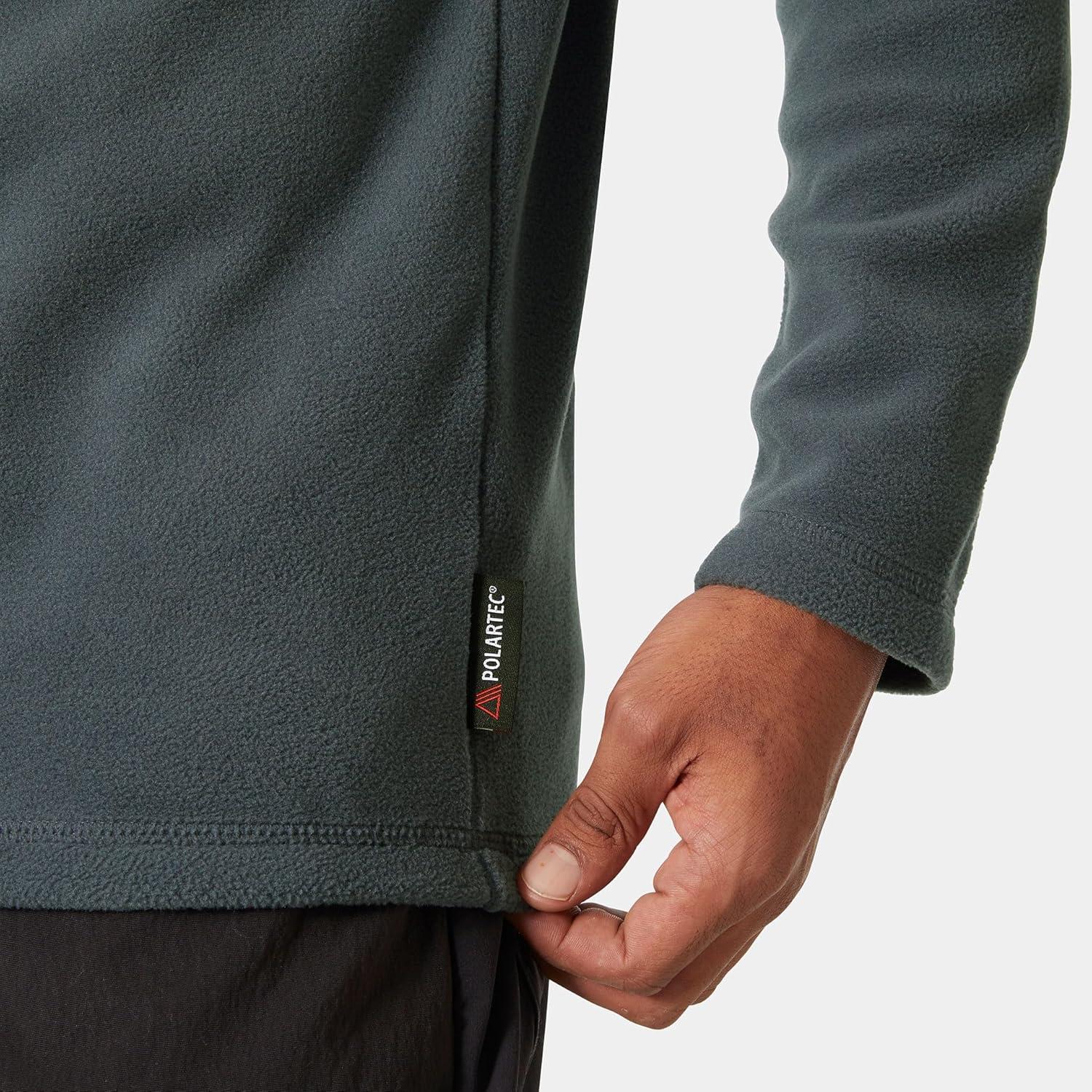 imageHellyHansen Daybreaker 12 Zip Fleece Mens Recycled FleeceOuterwearJackets Cozy HalfZip Pullover For All Seasons860 Alpine Frost