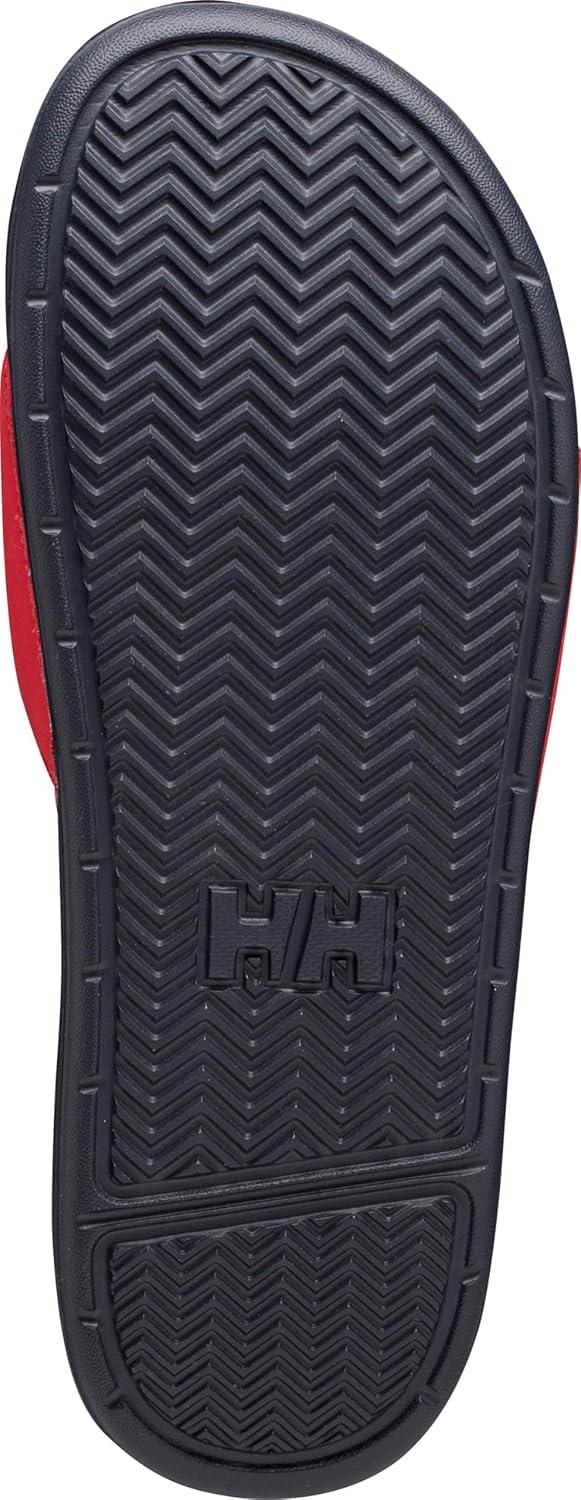 imageHellyHansen HH Slide Mens Casual Comfortable Sandals Lightweight Padded Strap Large Logo SlipOn Beach Pool Footwear597 NavyAlert Red