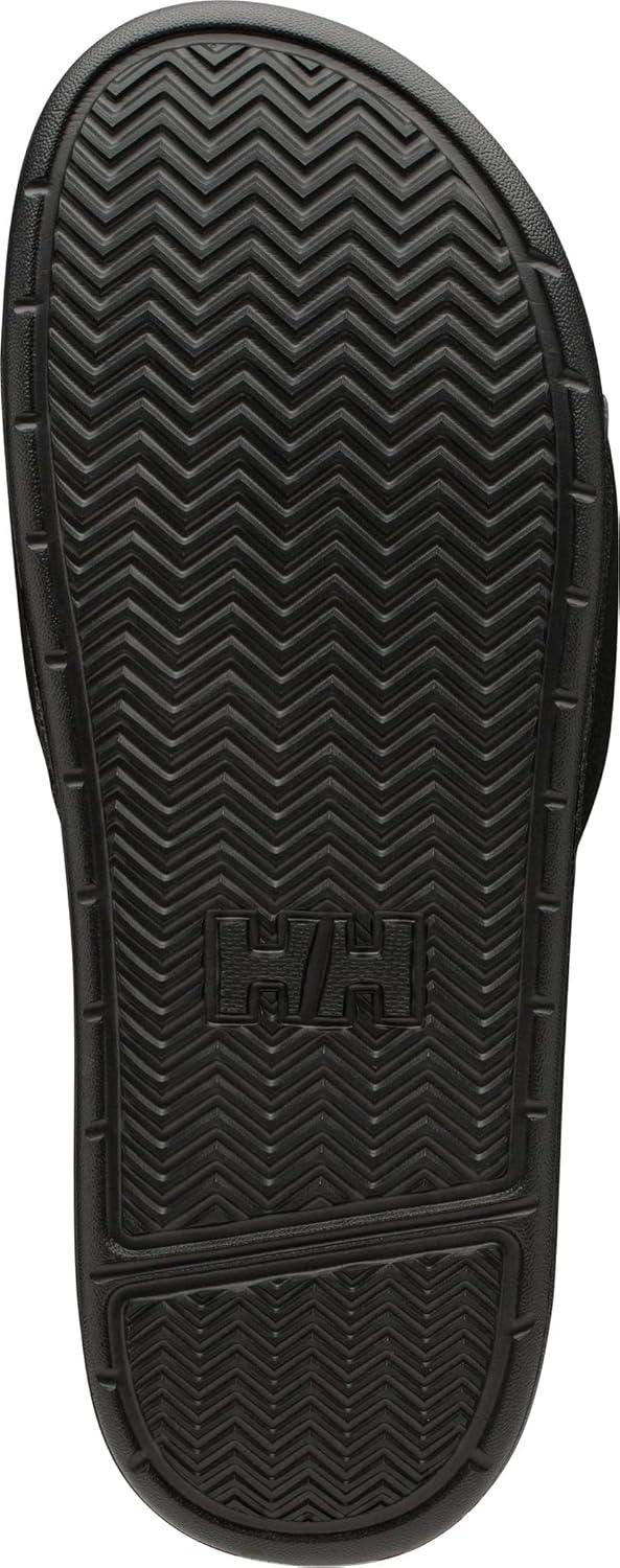 imageHellyHansen HH Slide Mens Casual Comfortable Sandals Lightweight Padded Strap Large Logo SlipOn Beach Pool Footwear990 BlackGunmetal