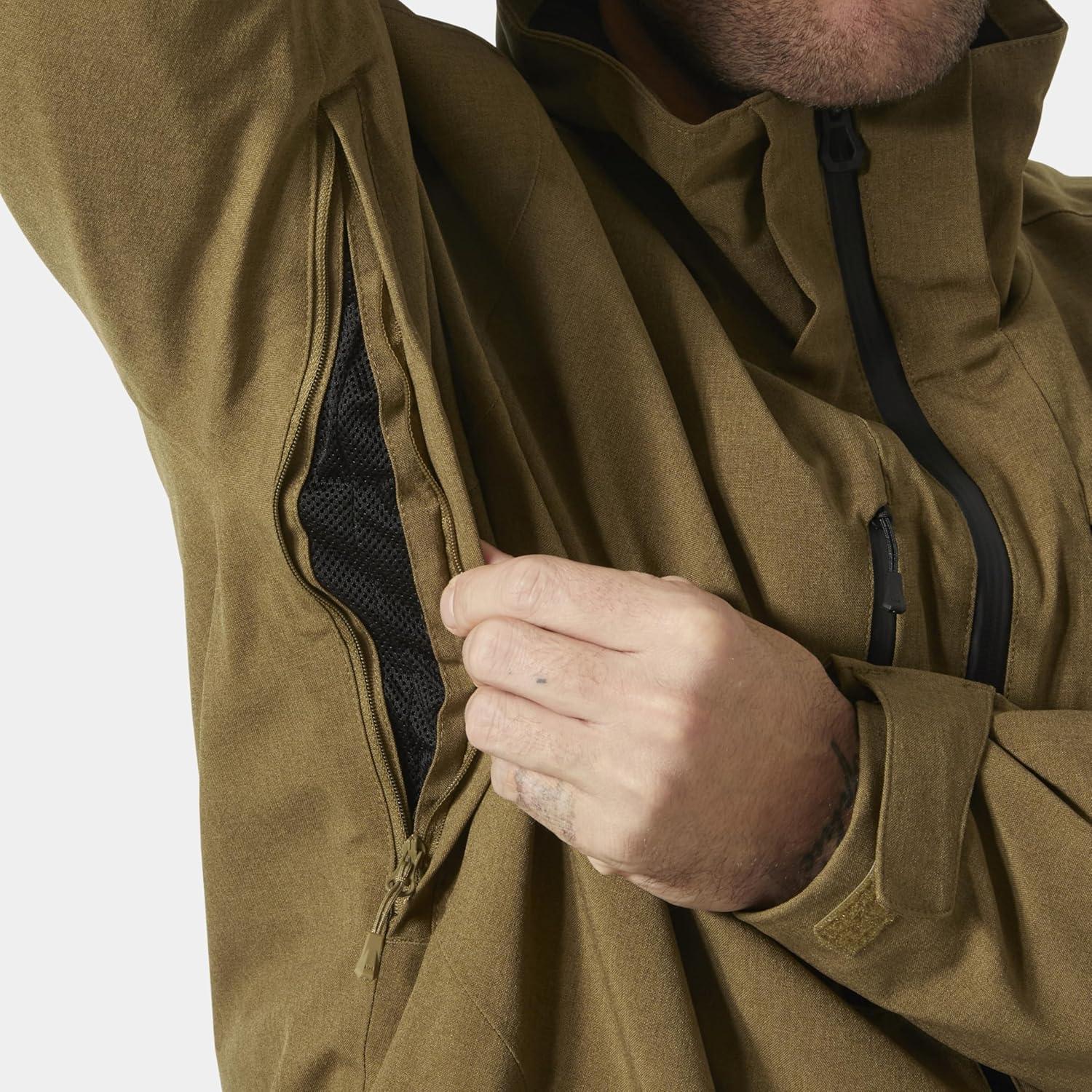 imageHellyHansen Juniper 30 Ski Jacket Waterproof Winter Jacket for Men Adjustable Hood718 Sepia