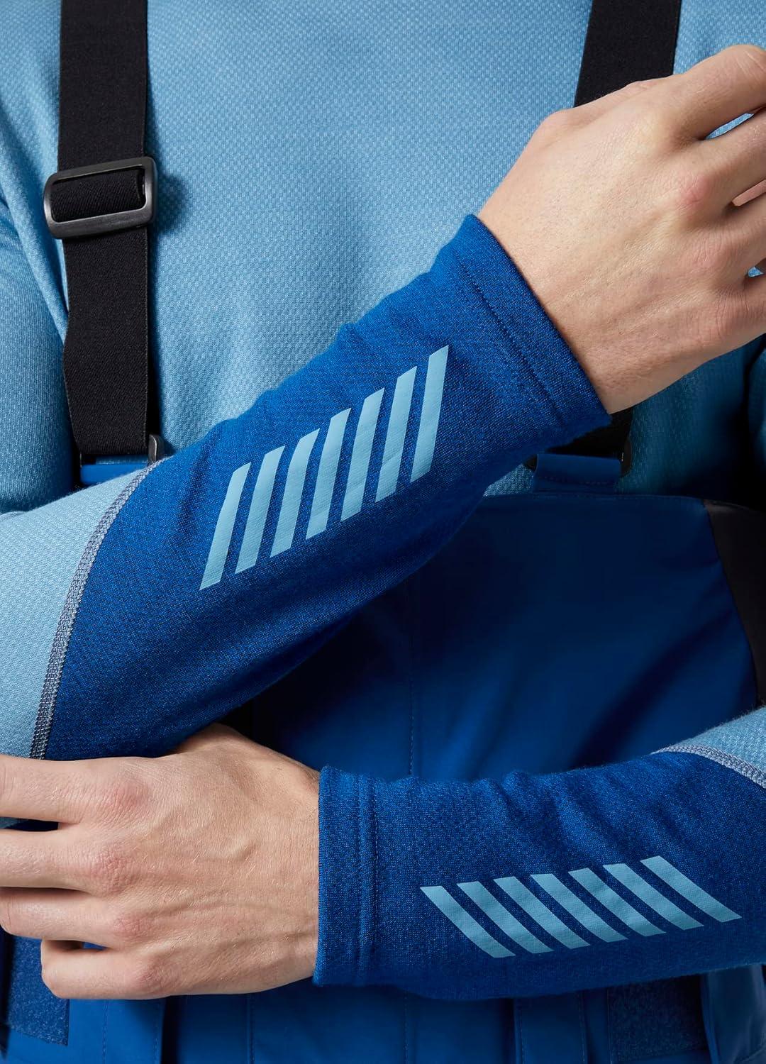 imageHellyHansen LIFA Merino Midweight Crew Base Layer for Men Warm ampamp Breathable Ideal for Winter Sports ampamp Outdoor Activities625 Blue Fog