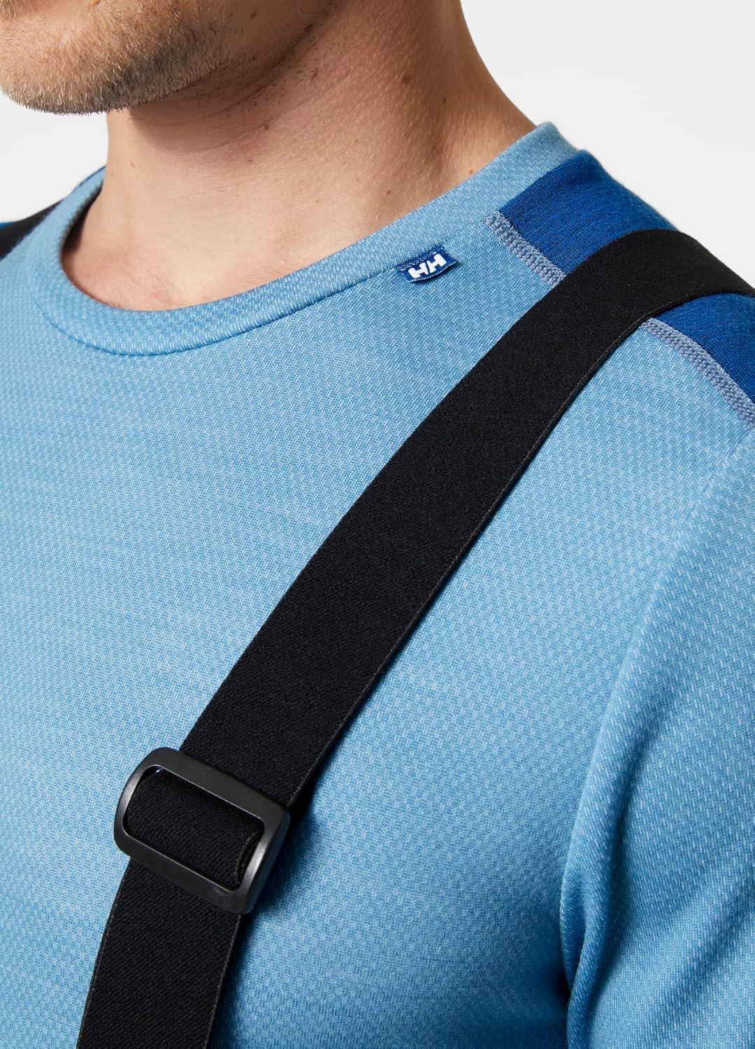 imageHellyHansen LIFA Merino Midweight Crew Base Layer for Men Warm ampamp Breathable Ideal for Winter Sports ampamp Outdoor Activities625 Blue Fog