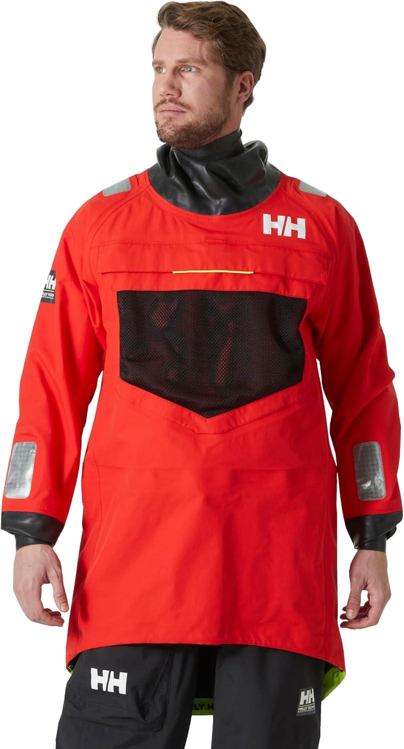 imageHellyHansen Mens Aegir Ocean Smock222 Alert Red