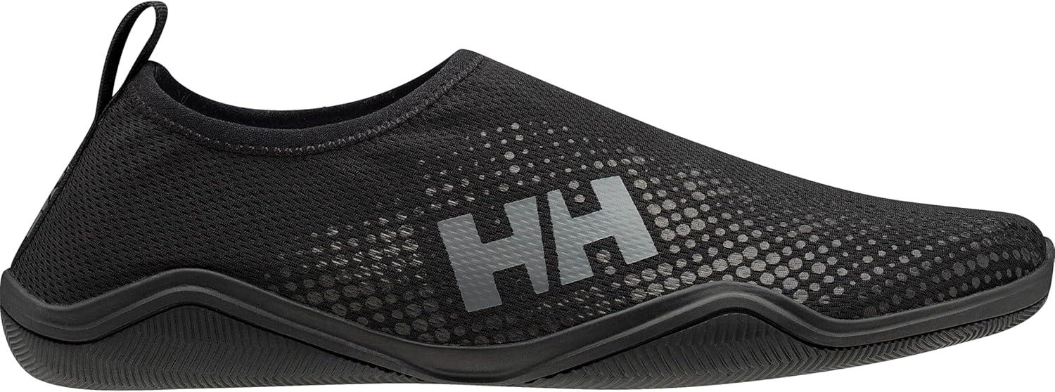 imageHellyHansen Mens Crest Watermoc Sailing Watersports Shoes LightWeight Breathable Multiple Colors990 BlackCharcoal