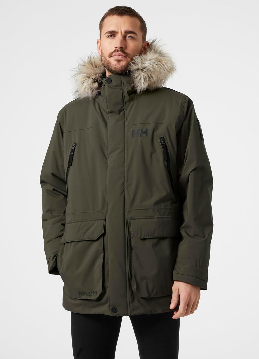 imageHellyHansen Mens Reine Parka431 Utility Green