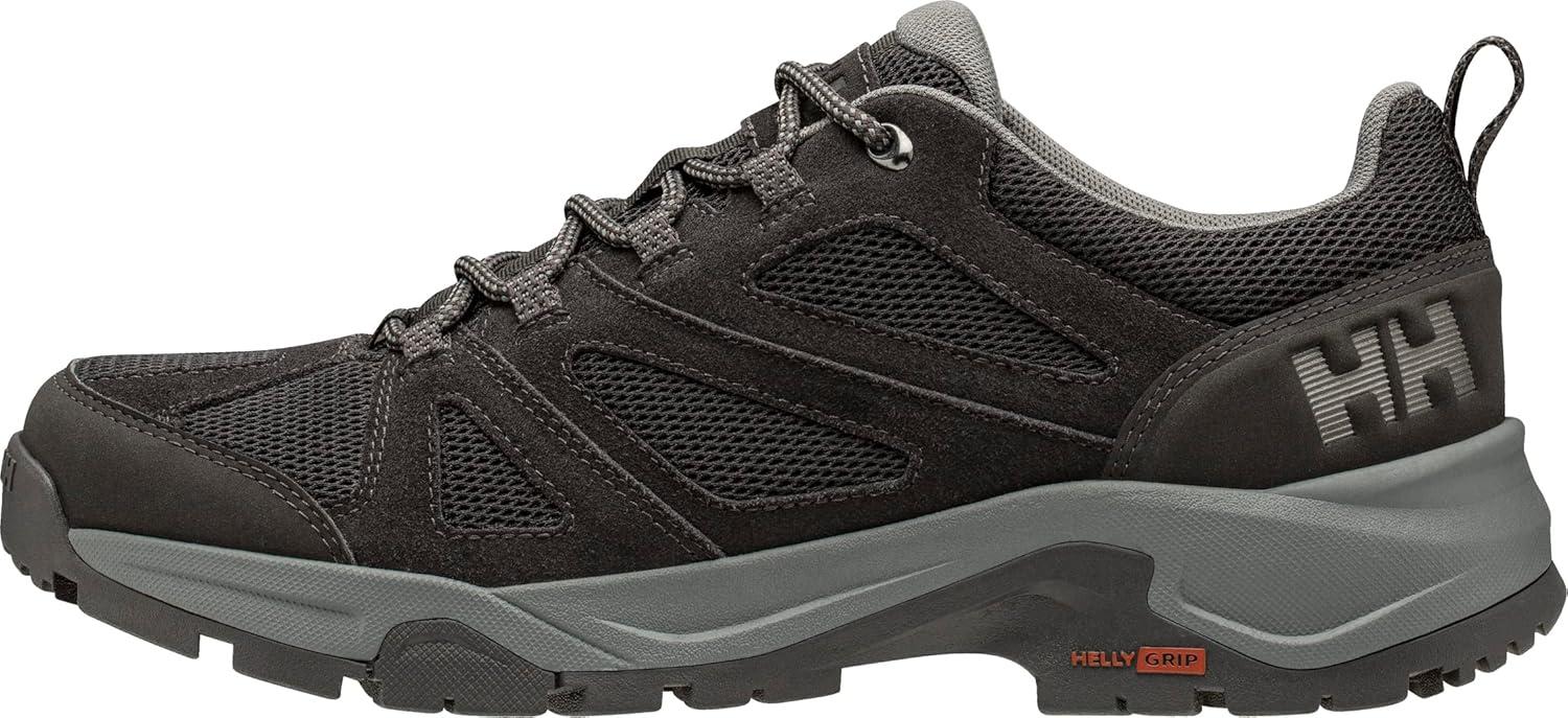 imageHellyHansen Mens Switchback Trail Airflow Hiking Shoes LightWeight Breathable QuickDrying Multiple990 BlackCharcoalEbony