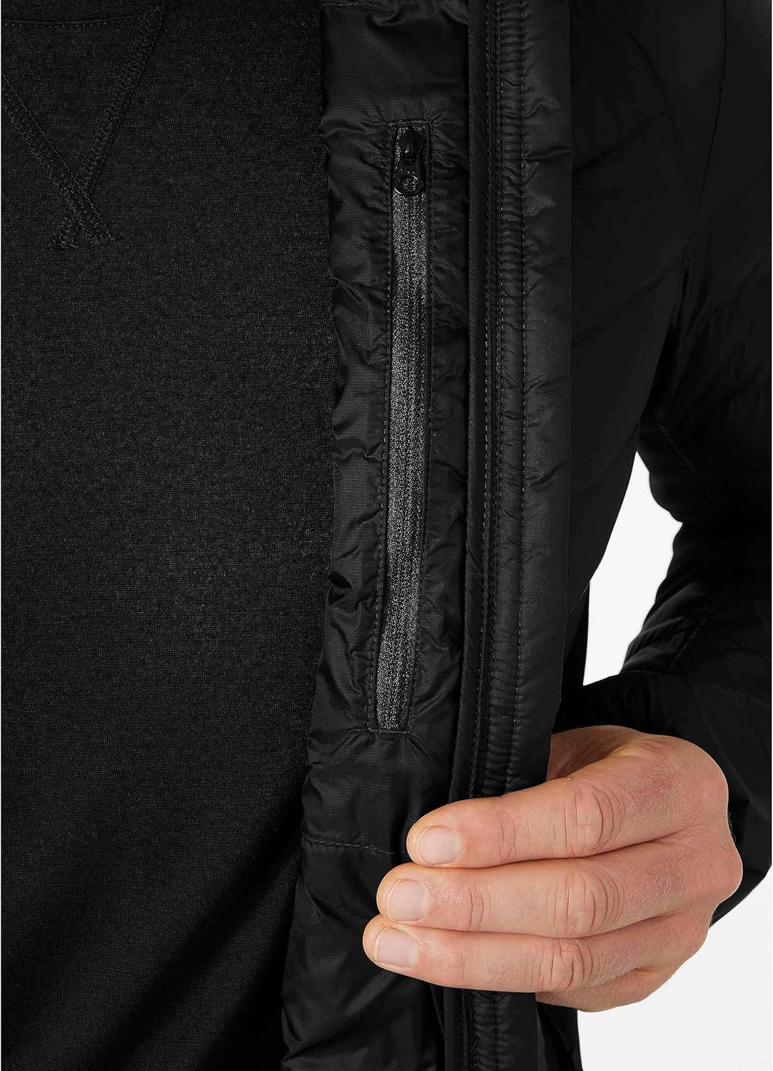 imageHellyHansen Mens Verglas Hooded Down Hybrid Insulator Jacket991 Black