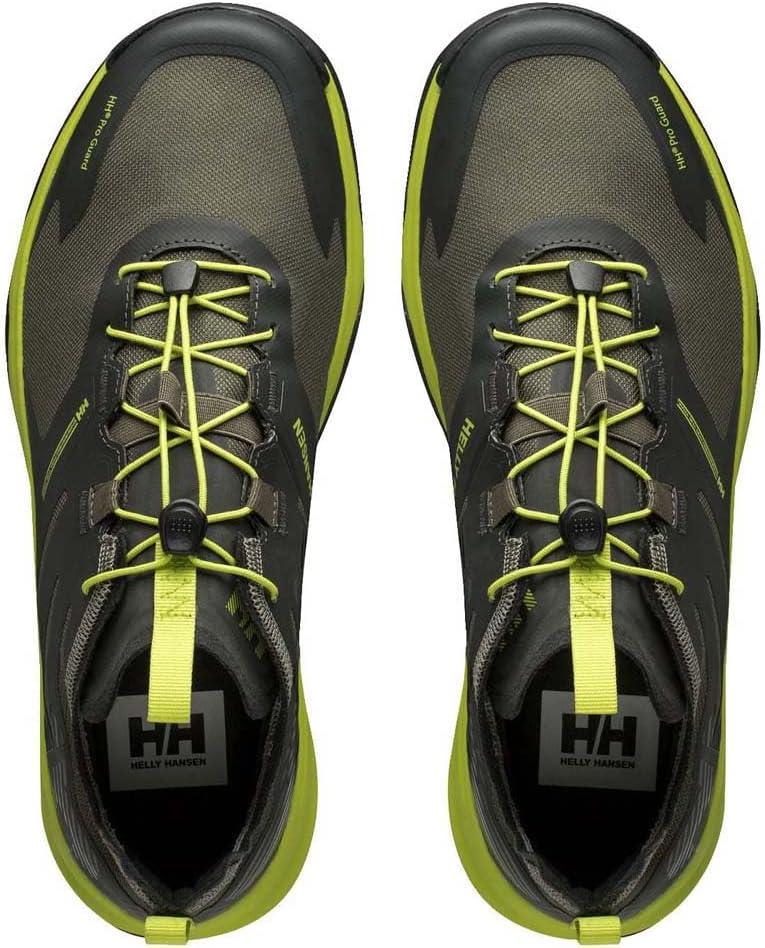 imageHellyHansen Ridgeflyer QL Mens Hiking Shoes Durable Breathable Outdoor Footwear482 BelugaUtility Green