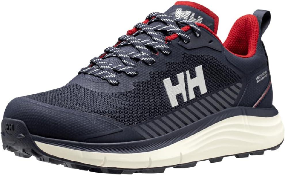 imageHellyHansen Stega HT Mens Waterproof Trail Running Shoe Durable Outdoor Sports Footwear for AllTerrain AdventuresNavy