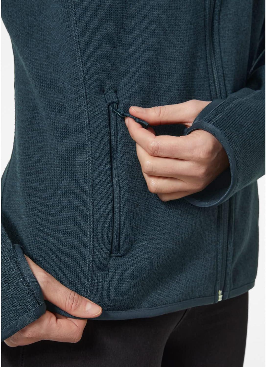 imageHellyHansen Varde Fleece Jacket 20 for Women Polartec Thermal Pro Lightweight Durable QuickDry Recycled Materials597 Navy
