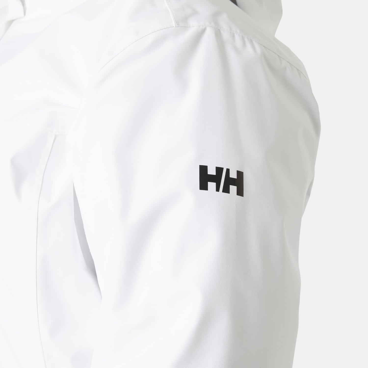 imageHellyHansen Womens Aden Insulated Waterproof Windproof Breathable Long Length Packable Hood Rain Coat Jacket001 White