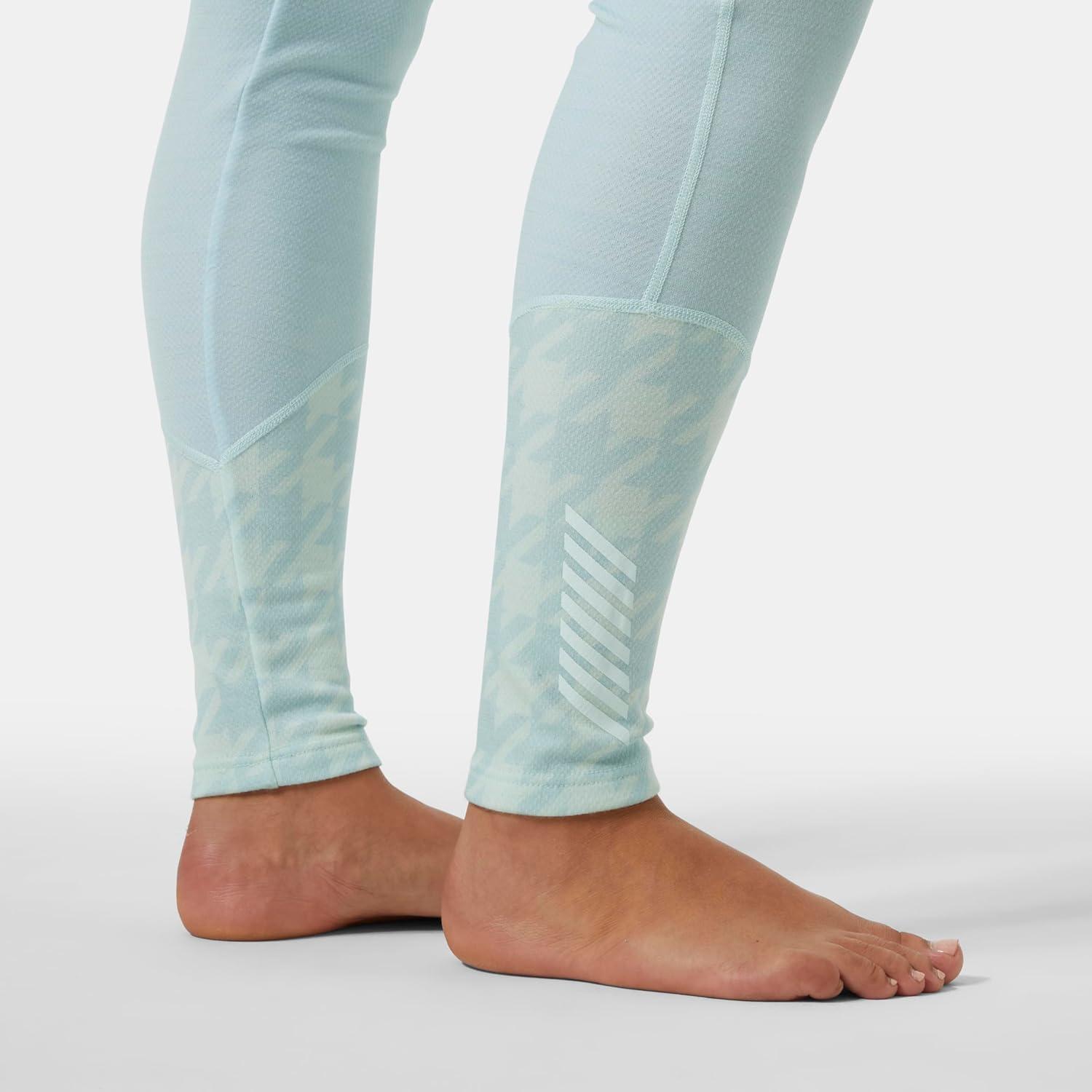 imageHellyHansen Womens LIFA Merino Midweight Graphic Base Layer Pants537 Barely Blue