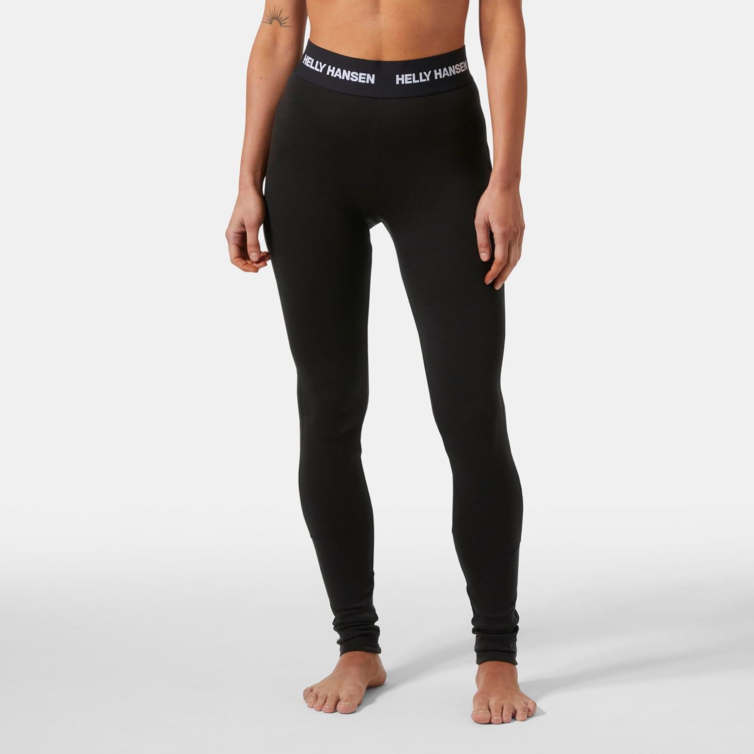 imageHellyHansen Womens LIFA Merino Midweight Graphic Base Layer Pants990 Black