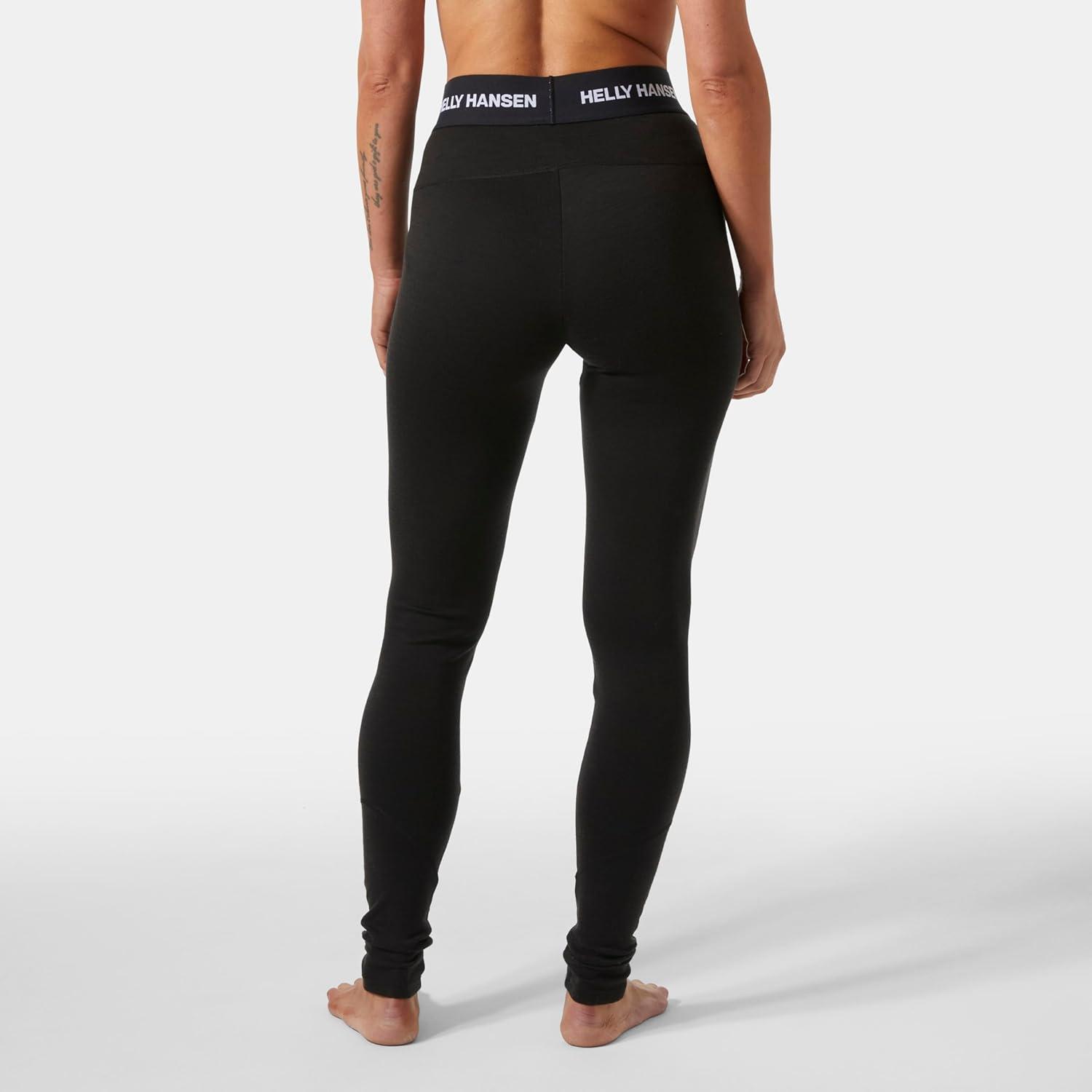 imageHellyHansen Womens LIFA Merino Midweight Graphic Base Layer Pants990 Black