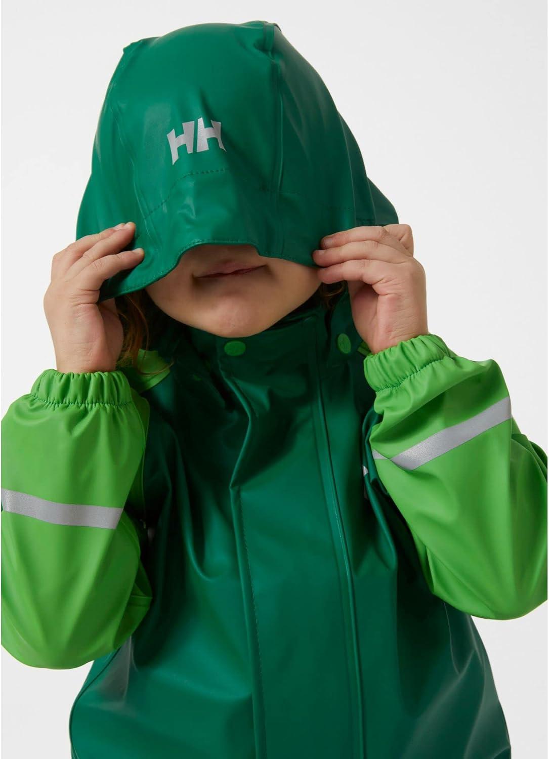 imageHellyHansen unisexchild Helly Hansen Kids New Bergen Pu Rainset486 Malachite