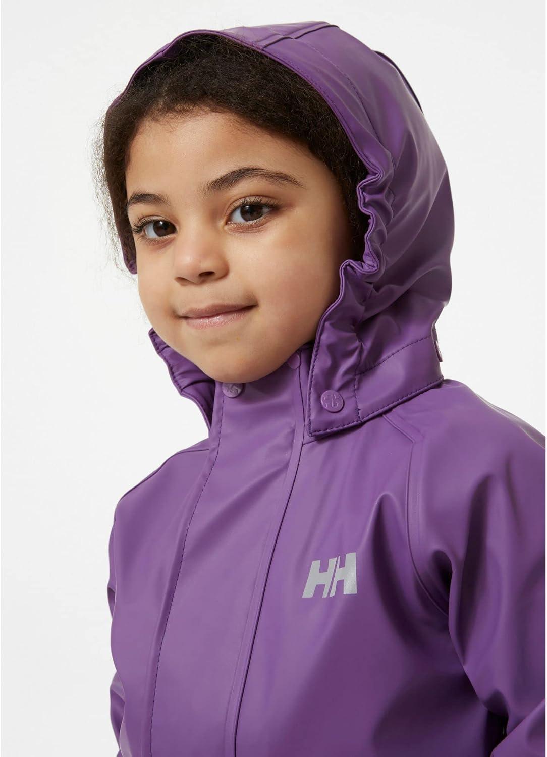 imageHellyHansen unisexchild Helly Hansen Kids New Bergen Pu Rainset678 Crushed Grape